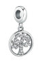 Фото #1 товара Charming steel pendant with crystals SCZ1276