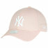 Фото #1 товара Женская шапка New Era League Essential 9Forty New York Yankees Розовый