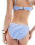 & Other Stories gingham bikini bottom in blue BLAU, 42 - фото #3