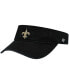 Men's Black New Orleans Saints Clean Up Visor