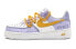 Фото #1 товара Кеды Nike Air Force 1 Low детские ученические фиолетово-белые DH2920-111