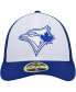 Фото #3 товара Men's White, Royal Toronto Blue Jays 2023 On-Field Batting Practice Low Profile 59FIFTY Fitted Hat