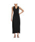 Women's Sleeveless Tulip Hem Maxi Dress