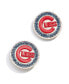 ფოტო #1 პროდუქტის Women's Chicago Cubs Statement Stud Earrings