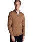 Фото #1 товара Men's Pure Merino Zip Neck Sweater