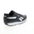 Фото #15 товара Reebok Rewind Run Mens Black Synthetic Lace Up Lifestyle Sneakers Shoes