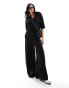 ASOS DESIGN slouchy oversized jumpsuit in black 44 - фото #2