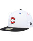 Фото #4 товара Men's White, Black Chicago Cubs 1962 MLB All-Star Game Primary Eye 59FIFTY Fitted Hat