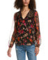 Фото #1 товара Johnny Was Flora Silk Blouse Women's