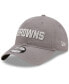 ფოტო #5 პროდუქტის Men's Gray Cleveland Browns Core Classic 2.0 9TWENTY Adjustable Hat