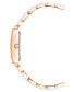 Women's Quartz Rose Gold-Tone Alloy Bracelet Watch, 21mm