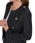 ფოტო #4 პროდუქტის Women's Striped Band-Collar Jacket