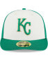 Фото #4 товара Men's White, Green Kansas City Royals 2024 St. Patrick's Day Low Profile 59FIFTY Fitted Hat
