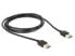 Delock 85556 - 2 m - USB 2.0 Type-A reversible - USB 2.0 Type-A reversible - USB 2.0 - Black