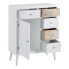 Фото #1 товара Мебель для прихожей с ящиками MISS DAISY 67 x 34 x 86 cm Натуральный древесина сосны Белый