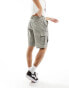 Фото #6 товара ASOS DESIGN skater fit cargo shorts in textured check print