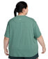 Фото #2 товара Plus Size One Relaxed Dri-FIT Shorts-Sleeve Top