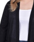 ფოტო #4 პროდუქტის Plus Size 3/4 Sleeve Two Pocket Cardigan Sweater