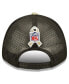 Фото #2 товара Men's Black, Camo Dallas Cowboys 2022 Salute To Service 9FORTY Snapback Trucker Hat