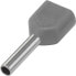 Фото #1 товара Conrad Electronic SE Conrad 1091314 - Wire end sleeve - Silver - Straight - Grey - Metallic - Copper - PVC