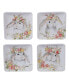 Sweet Bunny 4-Pc. Canape Plate asst.