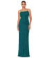 Фото #1 товара Petite Sleeveless Glitter Sheath Gown