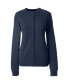 ფოტო #2 პროდუქტის Women's School Uniform Cotton Modal Zip-front Cardigan Sweater