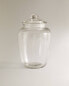 Glass jar with lid