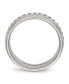 ფოტო #3 პროდუქტის Stainless Steel Brushed and Polished Braided 8mm Band Ring