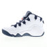 Фото #5 товара Fila Grant Hill 1 5BM00528-125 Womens White Leather Athletic Basketball Shoes