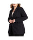 Фото #1 товара Plus Size Nipped Waist Blazer