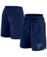 ფოტო #1 პროდუქტის Men's Navy St. Louis Blues Authentic Pro Tech Shorts