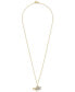 Фото #3 товара Wrapped diamond Turtle 18" Pendant Necklace (1/20 ct. t.w.) in 10k Gold, Created for Macy's