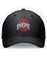 Men's Black Ohio State Buckeyes 2024 On-Field Swoosh Flex Hat