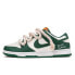 Фото #2 товара Кроссовки мужские Nike Dunk Low Retro кожаные бело-зеленые