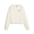 Фото #1 товара Puma Better Sportswear Crew Neck Sweatshirt Womens Off White Casual Athletic Out