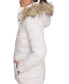 ფოტო #5 პროდუქტის Women's Bibbed Faux-Fur-Trim Hooded Puffer Coat, Created for Macy's