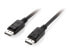 Фото #4 товара Equip DisplayPort 1.2 St/St 10m 4K/60Hz komp.HDCP schwarz - Digital/Display/Video