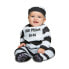 Фото #2 товара Маскарадные костюмы для младенцев My Other Me Белый Чёрный Узник 7-12 Months (2 Предметы)