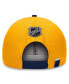 ფოტო #3 პროდუქტის Men's Navy, Gold Nashville Predators Authentic Pro Rink Two-Tone Snapback Hat