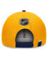 Фото #3 товара Men's Navy, Gold Nashville Predators Authentic Pro Rink Two-Tone Snapback Hat