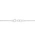 ფოტო #2 პროდუქტის EFFY® Diamond Pear Halo 18" Pendant Necklace (3/8 ct. t.w.) in 14k White Gold