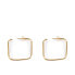 MOORE SQUARES earrings #shiny gold 1 u