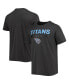 Фото #1 товара Men's '47 Charcoal Tennessee Titans Dark Ops Super Rival T-shirt
