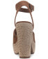 ფოტო #3 პროდუქტის Women's Fey Espadrille Platform Sandals, Created for Macy's