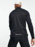 Nike Running Pacer half zip sweat in black