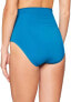 La Blanca Women's 180155 Convertible High Waist Swimsuit Blue Bottom size 14