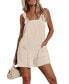 ფოტო #1 პროდუქტის Women's Patch Pocket Pinafore Romper