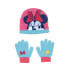 Шапка с перчатками Minnie Mouse Lucky Розовый