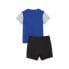 Фото #2 товара Puma TwoPiece Minicats Squad Crew Neck Short Sleeve T-Shirt & Shorts Set Toddler